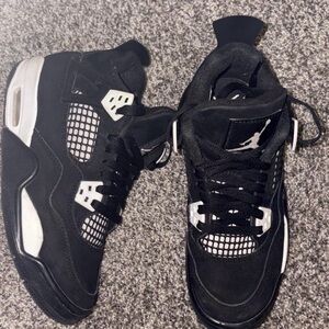 Jordan Black and Gray Sneakers